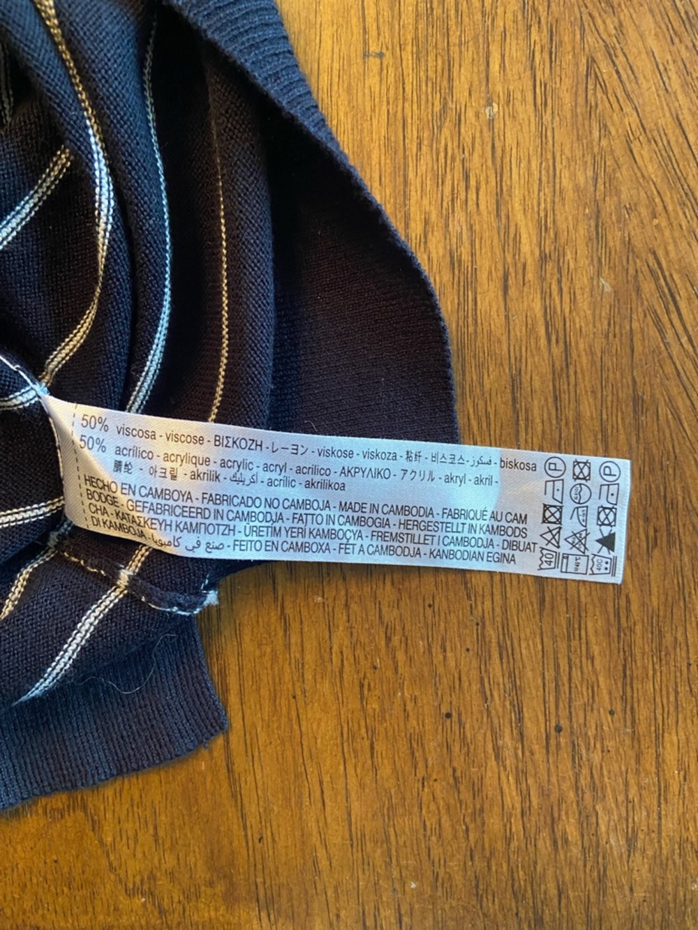 Zara Lightweight Striped Crew Neck Sweater - Picture 7 of 7